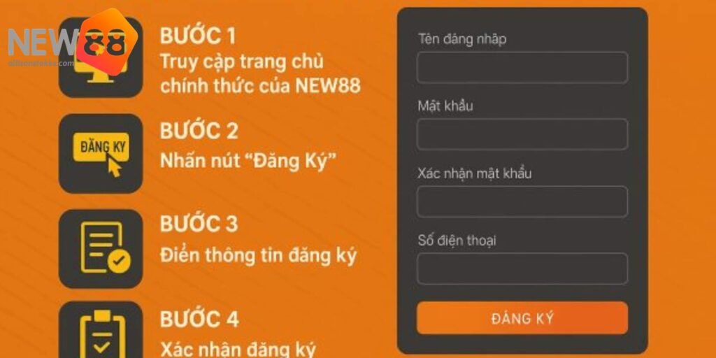 Hướng dẫng đăng ký để trở thành đại lý của nhà cái New88